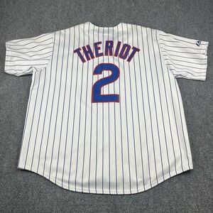 Chicago Cubs Majestic MLB Baseball Men's Jersey 2XL Ryan Theriot #2 Stitched